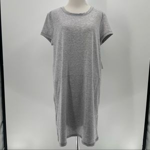 Live Laugh Lounge Woman’s Grey Dress NWT